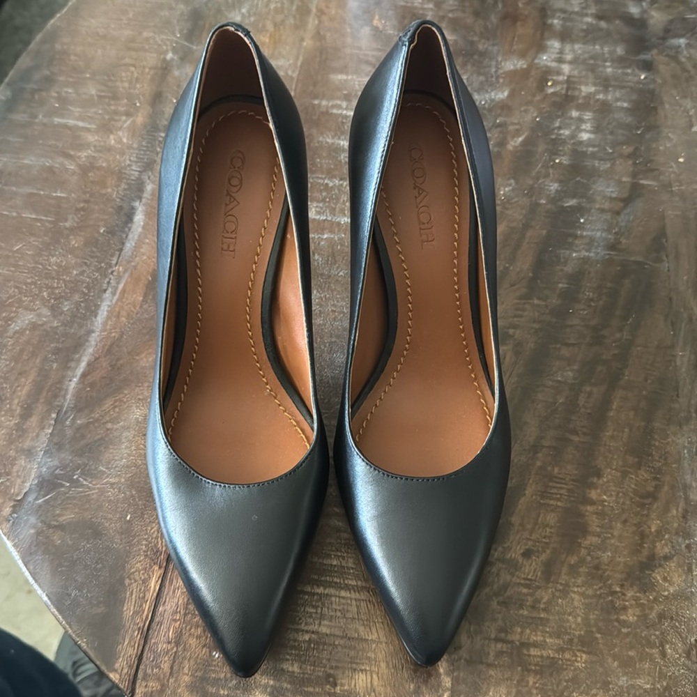 Coach Black  Heels